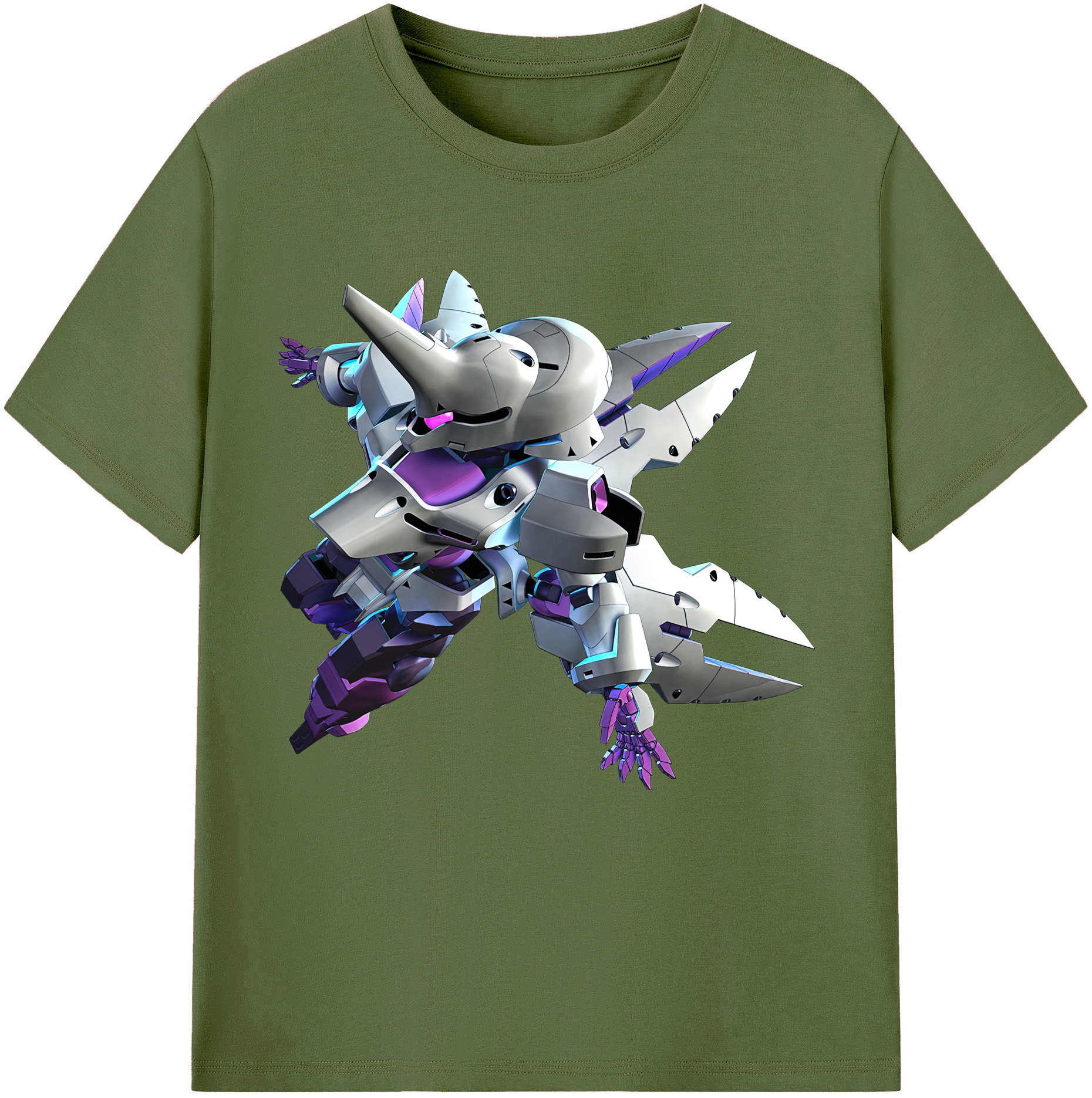 （画像用） 機動戦士ガンダム Mobile Suit Gundam 綿100％半袖Tシャツ（フロントプリント）